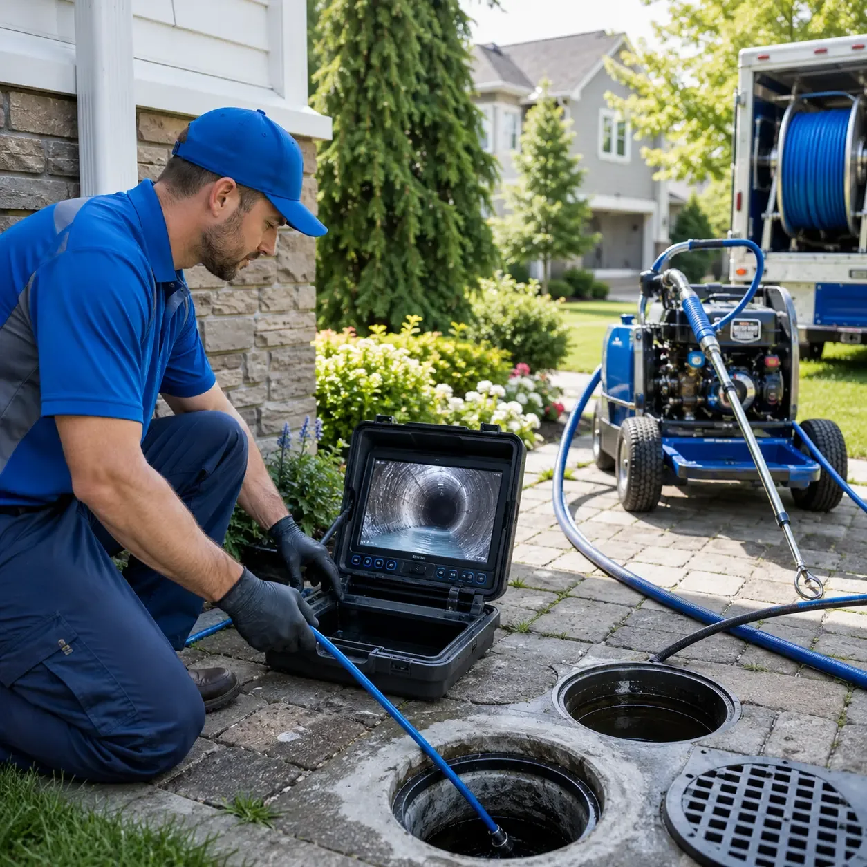 Outdoor drain cleaning professionals serving Corry, PA